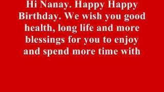 Nanays Birthday