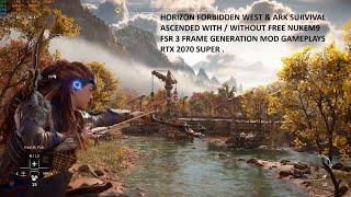 Nukem9 Free FSR 3 Frame Generation Mod Setup in Horizon Forbidden West & Ark Survival Ascended  RTX