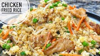 Chicken Fried Rice Recipe  How To Make Simple Fried Rice At Home  Cook Rice For Fried Rice