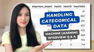 Handling Categorical Data in Machine Learning Easy Explanation for Data Science Interviews