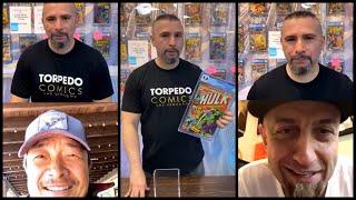 John Dolmayans Torpedo Comics Livestream with Jim Lee and Shavo Odadjian 2020