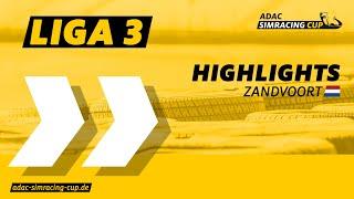 ADAC SimRacing Cup Liga 3 - Highlights Rennen 1 & 2 in Zandvoort