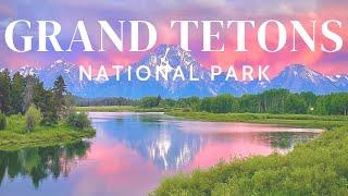 GRAND TETON NATIONAL PARK  Snake River sunrise plus Jackson Hole - USA road trip & travel vlog