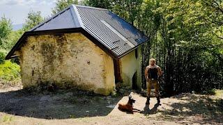 Installing a Metal Roof and Skylights on my OFF GRID Stone House ep.03.