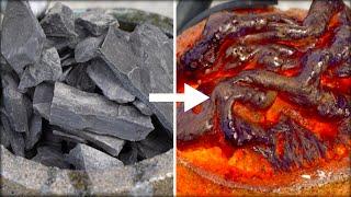 Turning Rocks Into LAVA  The 3000° Forge