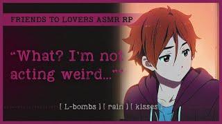 Tsundere best friend admits his feelings for you ASMR RP M4A  L-bombs rain kisses