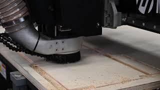 MultiCam  Apex3R CNC Router Cutting 34 Plywood