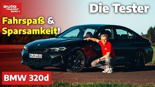 BMW 320d Sprit sparen & Fahrspaß haben  - Test  auto motor und sport