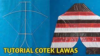 Cara Membuat Layangan Cotek Lawas