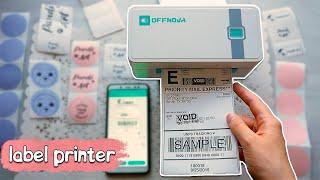 Thermal Label Printer Offnova - Unboxing and Review  Inkless bluetooth printer