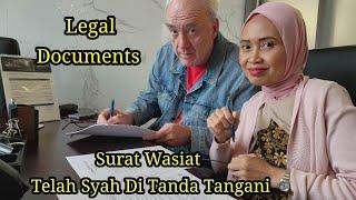 Surat Wasiat Telah Syah Di Tanda Tangani .