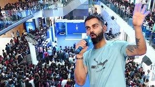 Virat Kohlis CRAZY FANS At Philips New Trimmer Launch  Oberoi Mall Mumabi