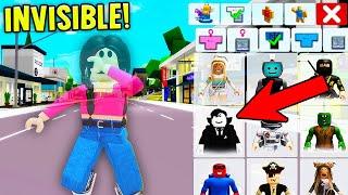 How to turn INVISIBLE in Roblox Brookhaven NEW UPDATE