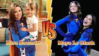 Kira Kosarin Phoebe VS Maya Le Clark Chloe Thunderman Transformation  From Baby To 2024