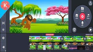 How to Make Cartoon Animation Video On Android In KineMaster  Creating Animation Video On Mobile