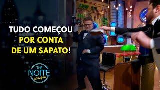 Diguinho e Danilo saem na mão na frente dos convidados  The Noite 170724