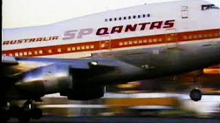 Qantas 747 SP final departure from Wellington 1985