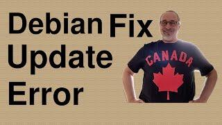Debian update error fixed