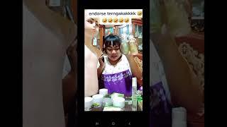 Kocak tante lala tanya owner saat live endors terngakakk..