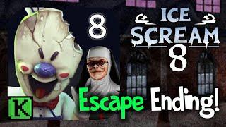 Ice Scream 8 Official Escape Ending  FANMADE PART 3