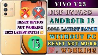 Vivo V23 FRP Bypass Android 13 TalBack Not Working Without Pc  Vivo V23 Google Account Lock Remove