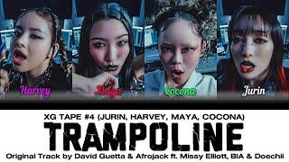 XG TAPE #4 Trampoline JURIN HARVEY MAYA COCONA  Color Coded Lyrics