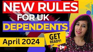 Latest UK Dependent Family & Spouse Visa Changes starting April 2024
