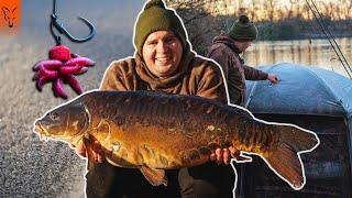 We Didnt Know He Used This   Tom Makers SECRET WEAPON  Winter Carp Fishing  Farlows Lake