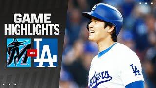 Marlins vs. Dodgers Game Highlights 5624  MLB Highlights