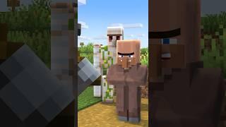 Villagers VS Pillagers#minecraft #shorts