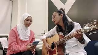 Aepul Roza & Sarah Suhairi - Menunggu  Orkes A Hizadin.