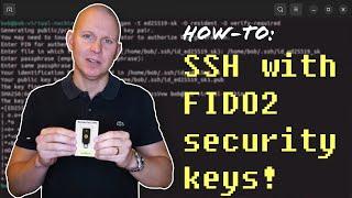 How-to SSH with FIDO2 security keys