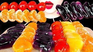 ASMR MUKBANG  왕가탕후루 먹방 TANGHULU CANDIED FRUITS EATING SOUNDS  ZOEY ASMR