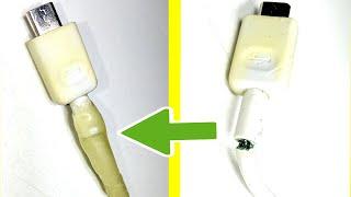 كيف اصلاح كابل شاحن الهاتف أو كابل USB