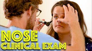 Nose Examination OSCE and Nasal Cavity Inspection - Clinical Skills - Dr Gill