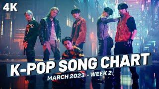 TOP 100 K-POP SONG CHART  MARCH 2023 WEEK 2