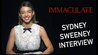 Sydney Sweeney - Interview with the star of IMMACULATE  Anyone but You Eden & More....