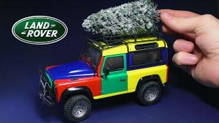 ТЮНИНГ LAND ROVER DEFENDER 90 В 24 МАСШТАБЕ  TUNING OF THE LAND ROVER DEFENDER 90 IN 24 SCALE