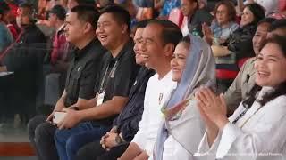 Presiden Jokowi Hadiri Pembukaan Piala Presiden di Stadion Si Jalak Harupat Bandung