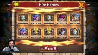 Best 10X Epic Hero Roll you have ever seen  Castle Clash #ASG