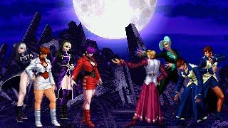 KOF Mugen Memorial  Shermie & Goeniko Team vs Mature & Vice Team  4vs4 