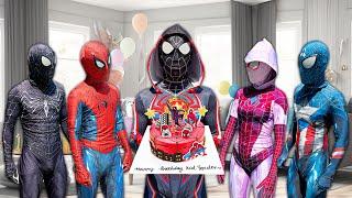 PRO 5 SPIDER-MAN & SPIDER-GIRL  New Black Color SuperHero Suit So Good  Comedy Action Video 