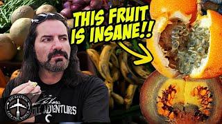 COLOMBIAN STREET MARKET TRYING INSANE TROPICAL FRUITS