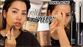 Testing out new ELF COSMETICS releases  soft glam foundation wear test