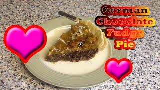 German Chocolate Fudge Pie