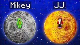 Mikey MOON vs JJ SUN Survival Battle in Minecraft Maizen