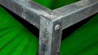 JOINTS WITHOUT WELDING.. 3 REAL BRILLIANT IDEAS FOR SQUARE TUBE 90° DEGREE