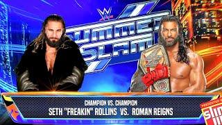 Seth Rollins vs. Roman Reigns  DUAL CHAMPIONSHIP TITLE MATCH  WWE 2K24