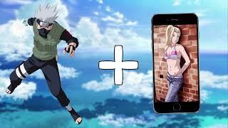 Naruto Characters with Phone