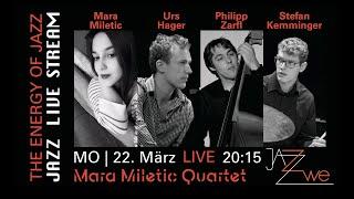 Mara Miletic Quartet - LIVE at ZWE Jazz Club Vienna - JAZZ LIVE STREAM - Vocal Jazz